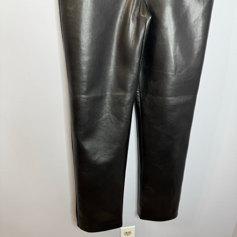 Wilfred The Melinda Pant High-waisted Vegan Leather Straight Leg Sz 10 - Picture 8 of 12